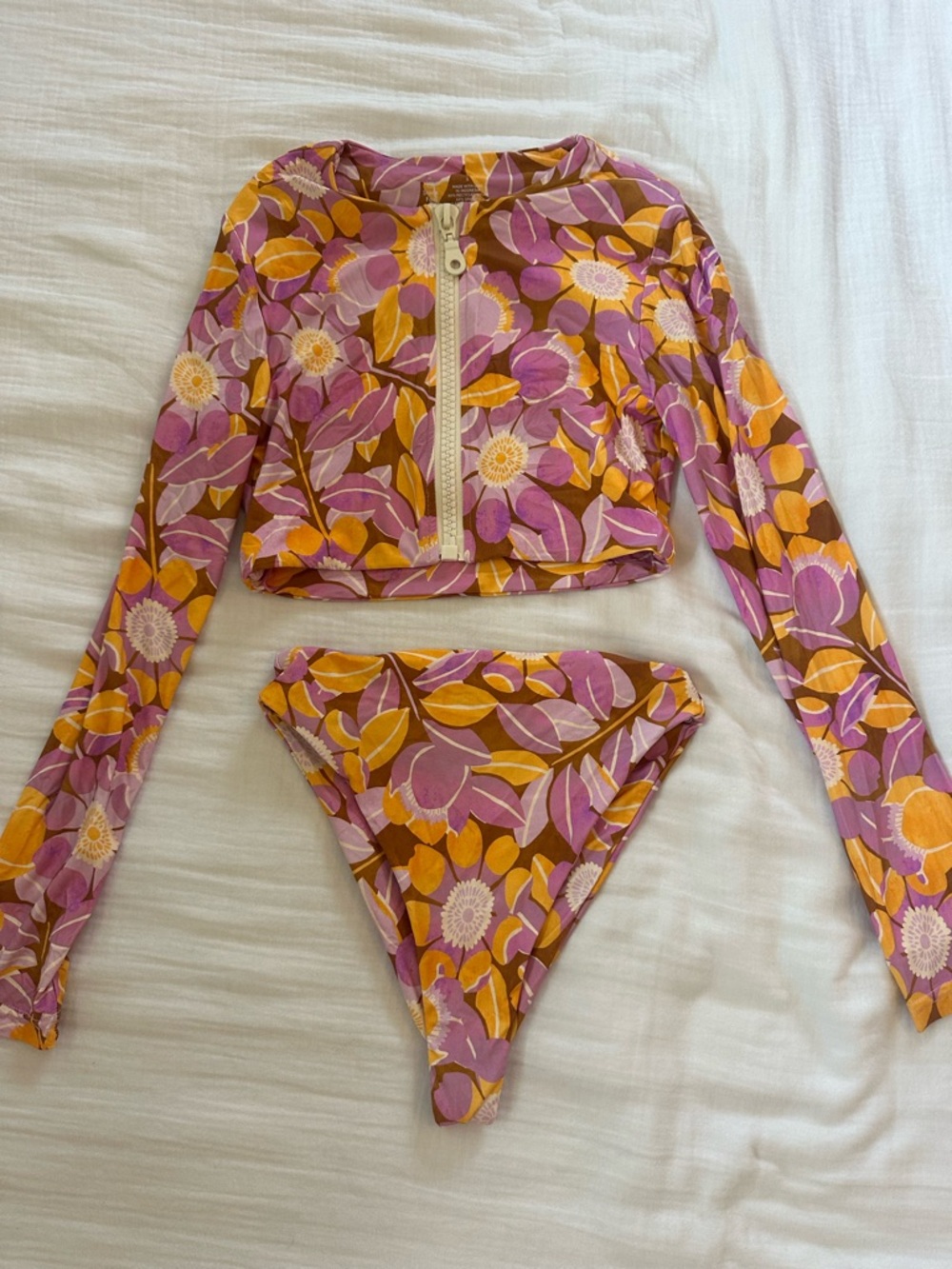 Stone Fox Swimsuit

Top is small, XS bottom